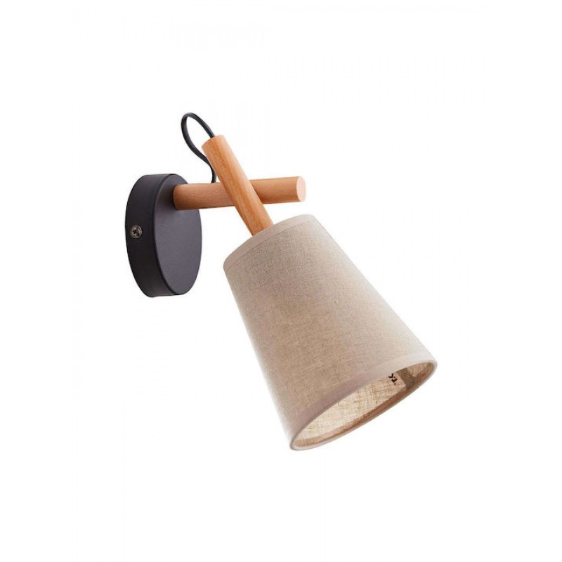 TK Lighting Vaio Μονό Σποτ με Ντουί E27 σε Μπεζ ΧρώμαΚωδικός: 573