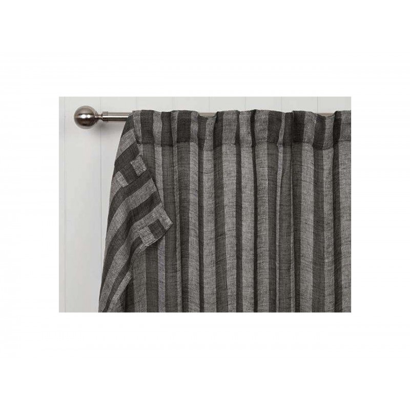 ΚΟΥΡΤΙΝΕΣ ΓΚΡΙ ΑΝΘΡΑΚΙ ΡΙΓΕ ΣΕΤ/2 ‘140χ240 + 140χ240’ 2916001