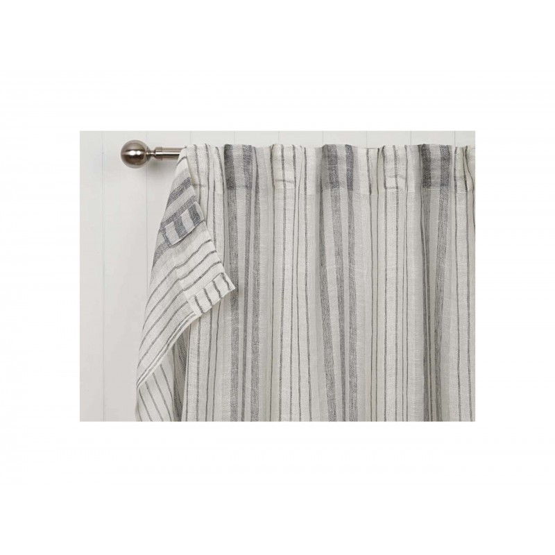 ΚΟΥΡΤΙΝΕΣ ΛΕΥΚΟ ΓΚΡΙ ΣΕΤ/2 ‘140χ240 + 140χ240’ 2916004