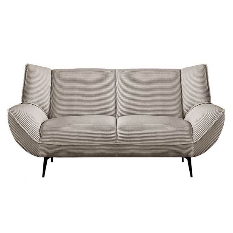 EMERALD Καναπές 2-θέσιος Σαλονιού - Καθιστικού, Ύφασμα Κοτλέ Μπεζ Κωδικός: [Ε-00025958] Ε9418,12