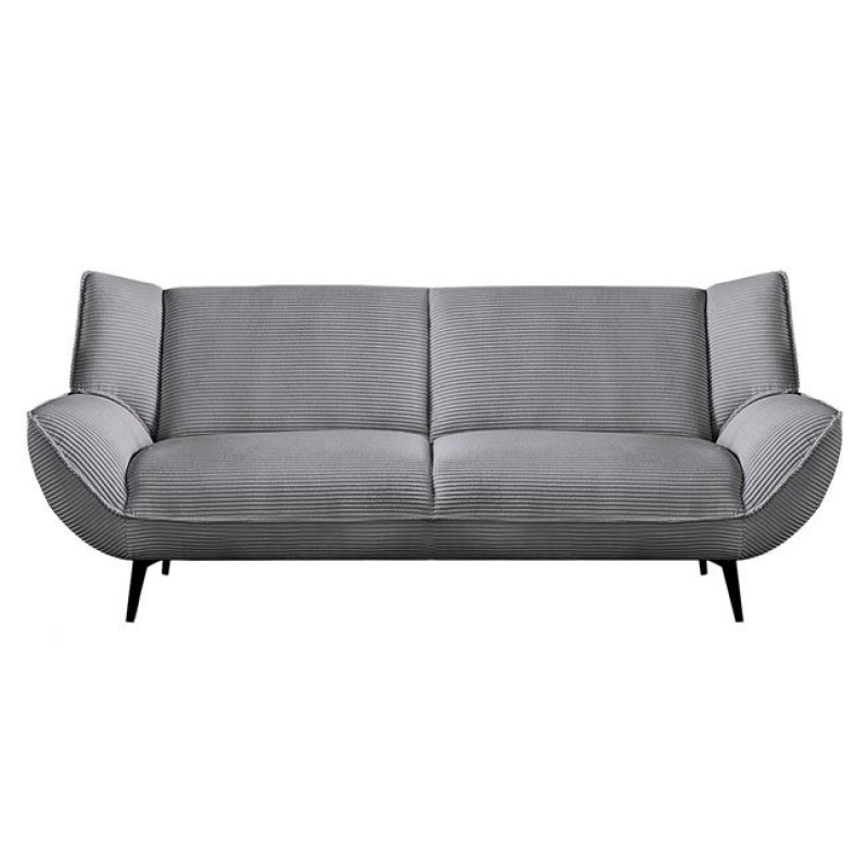 EMERALD Καναπές 3-θέσιος Σαλονιού - Καθιστικού, Ύφασμα Κοτλέ Γκρι Κωδικός: [Ε-00025962] Ε9418,23