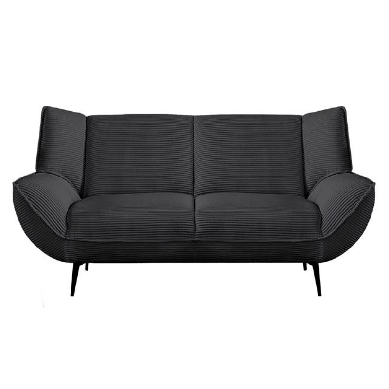 EMERALD Καναπές 2-θέσιος Σαλονιού - Καθιστικού, Ύφασμα Κοτλέ Ανθρακί Κωδικός: [Ε-00025960] Ε9418,32