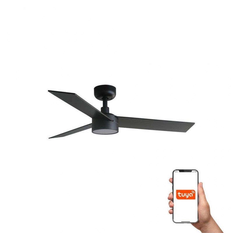 ΑΝΕΜΙΣΤΗΡΑΣ ΟΡΟΦΗΣ RUDDER 3 ΜΕ ΦΩΣ LED 20W 3000/4000/6000K Φ.106cm REMOTE + SMART WI-FI Ν. 34296WT-1TW