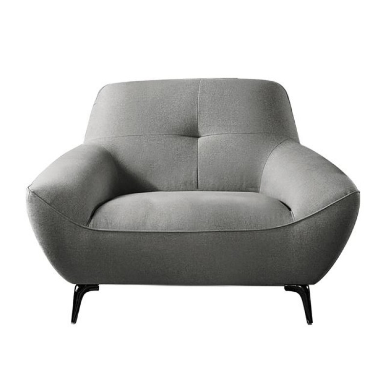 PEDRO Πολυθρόνα Σαλονιού - Καθιστικού, Ύφασμα Γκρι Κωδικός: [Ε-00024959] Ε9416,12