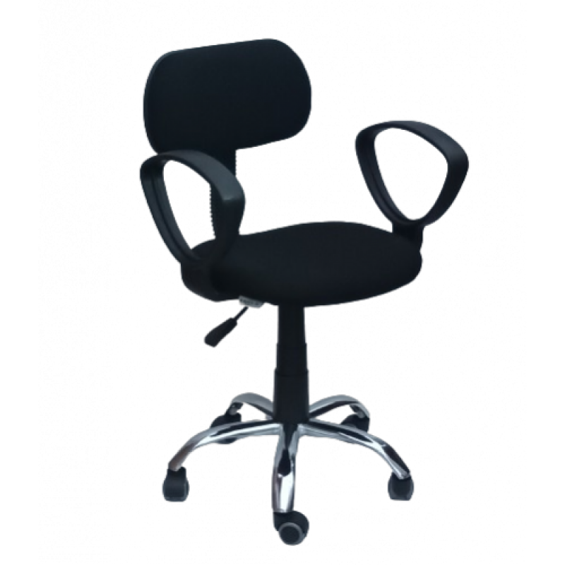 J-011 καρέκλα γραφείου με μπράτσα ΥΦΑΣΜΑ ΜΑΥΡΗ, 55x49x76/86  J-011 καρέκλα γραφείου με μπράτσα ΥΦΑΣΜΑ ΜΑΥΡΗ, 55x49x76/86