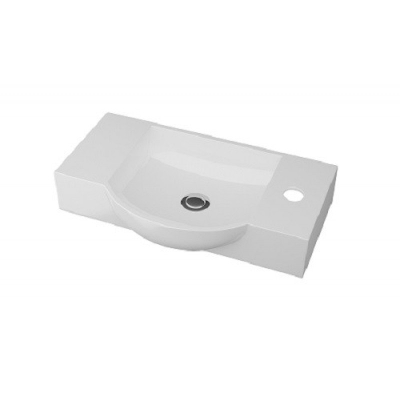 Drop Litos 55 Granite Έπιπλο Μπάνιου Μελαμινικό  Διαστάσεις: 55 cm X 32 cm