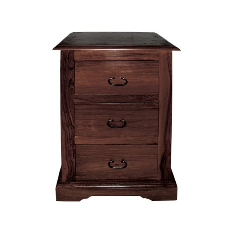 MANDORE Κομοδίνο Ξύλο Sheesham Καρυδί Κωδικός: [Ε-00007702] ΕS225