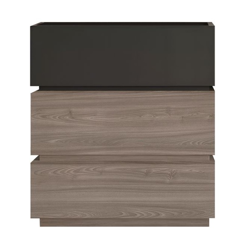 VANITY Συρταριέρα 3 Συρτάρια Αποχρώσεων Sonoma Oak & Grey, με Αποσπώμενα χρωματικά Μέρη Κωδικός: [Ε-00025616] Ε7352,1