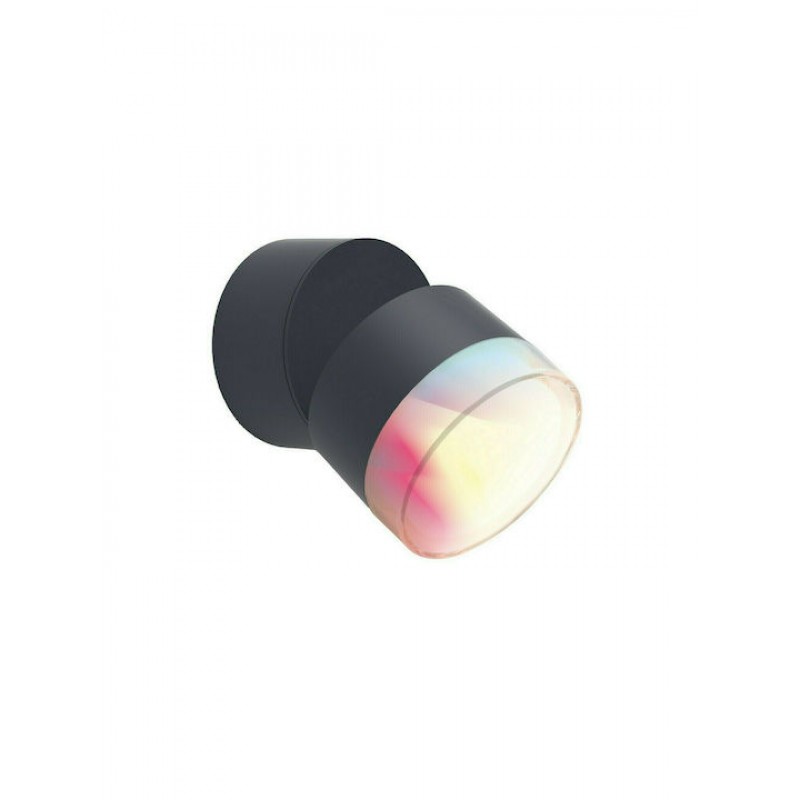 Lutec Dropsi Επιτοίχιο Εξωτερικό Σποτ LED IP44 9.5W με RGB Φως 11.5x9.4x9.4εκ. Κωδικός: 5010901118