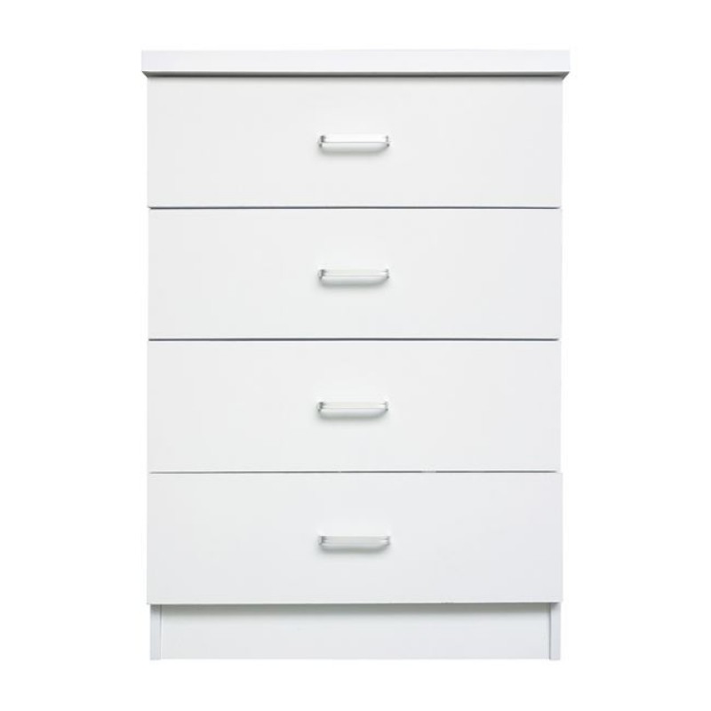 DRAWER Συρταριέρα με 4 Συρτάρια, Απόχρωση Άσπρο Κωδικός: [Ε-00022746] Ε7396,1