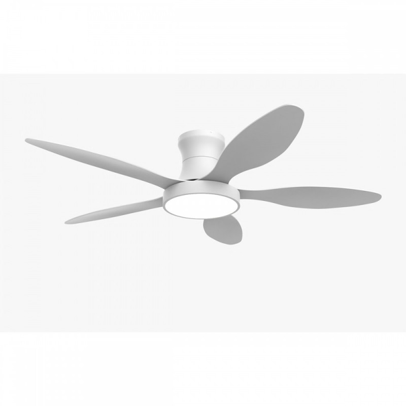 Denali 24W 3CCT LED Fan Light in White and wooden Color (102000790)