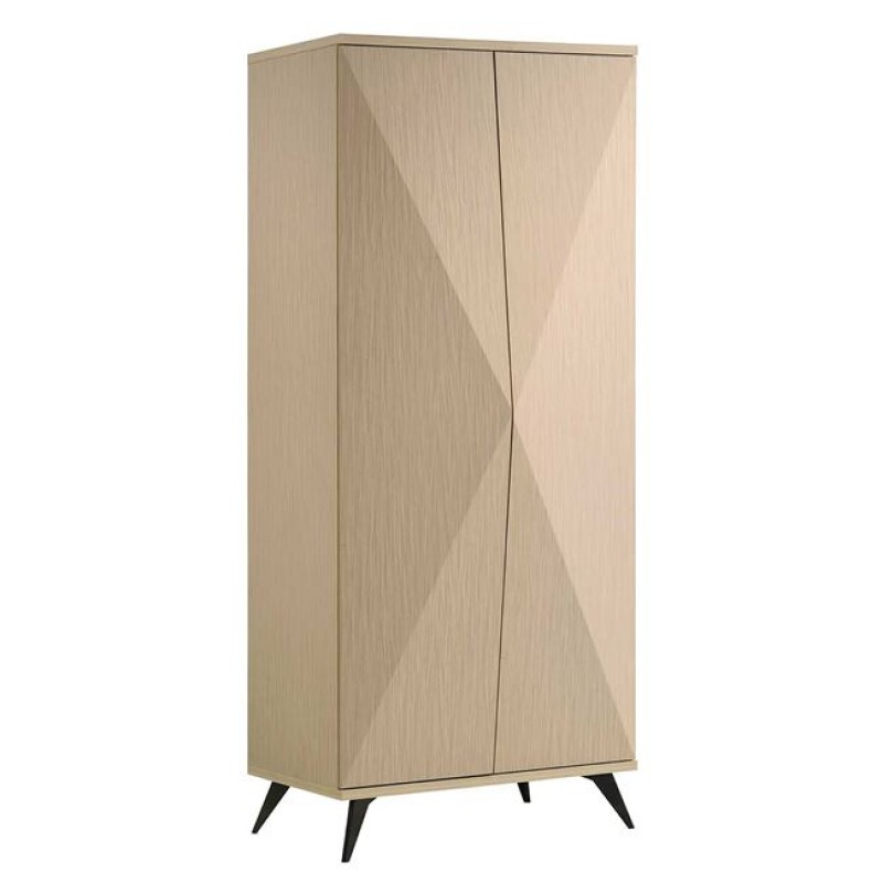 CRONOS Ντουλάπα Δίφυλλη, Απόχρωση Φυσικό Κωδικός: [Ε-00024788] Ε7339,7