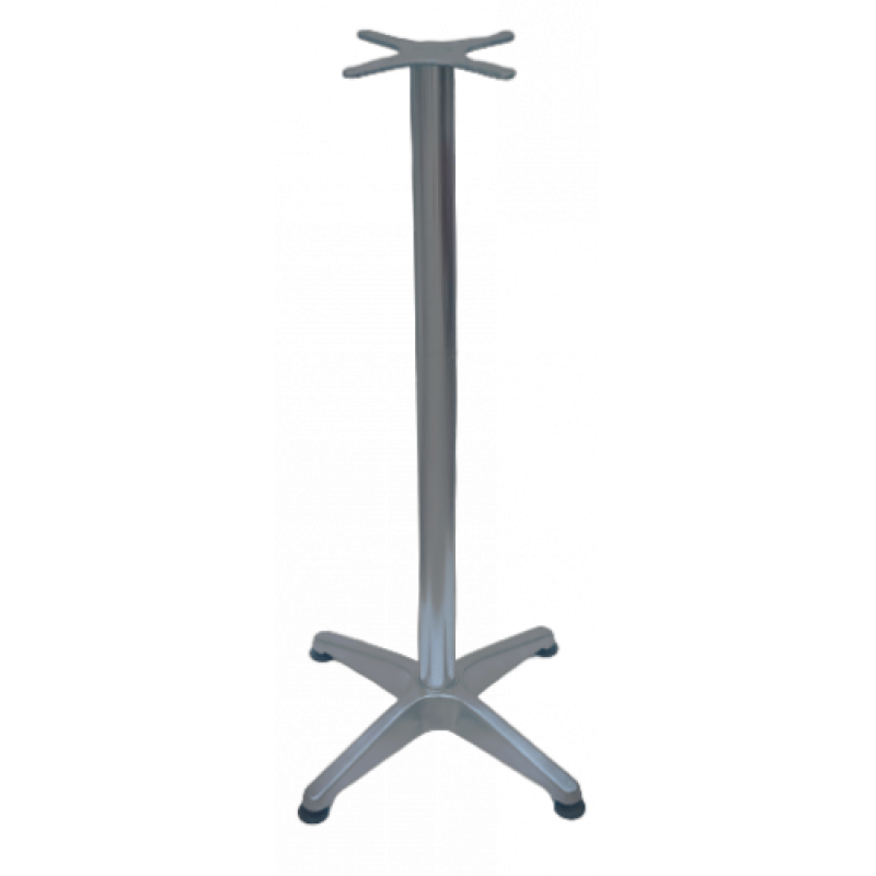 MILANO-BAR βάση μπάρ μεταλλική αλουμινίου 46x46xΗ106