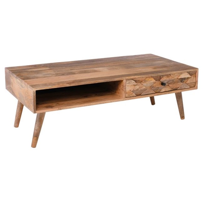 TEKA-W Τραπεζάκι Σαλονιού Καθιστικού, Ξύλο Mango Φυσικό Κωδικός: [Ε-00024079] ΕΑ7046,W