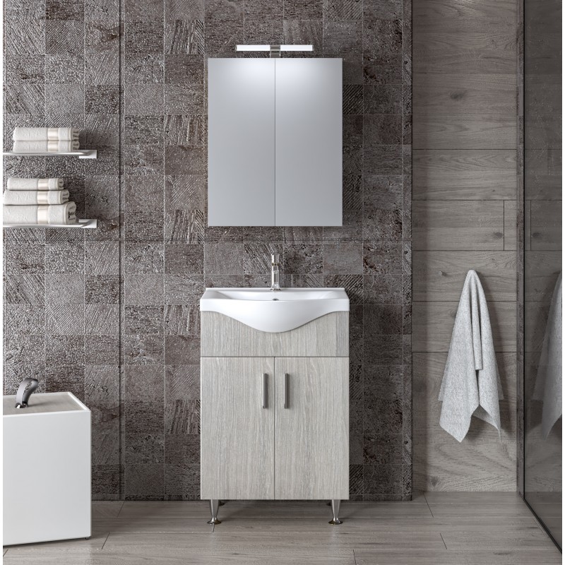 Σετ Έπιπλο Μπάνιου SIENA HARMONY NEW 55 9SSI055HN0W Πάγκο 51x34x83cm