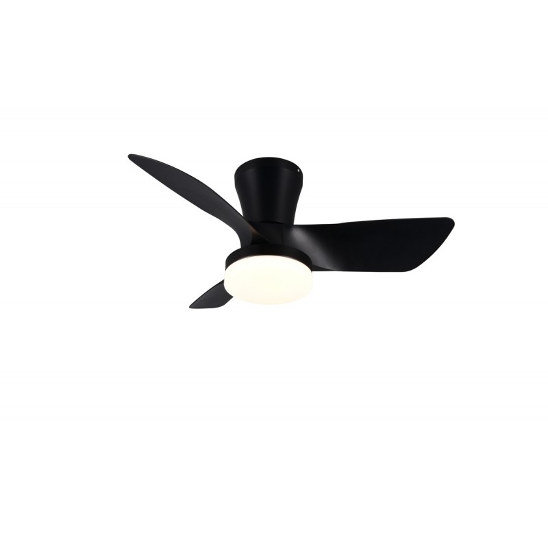 Ανεμιστήρας Reality Lighting -RL RANDERS R64412132 Μαύρο Ματ (Black Mat) 2700 - 6000K