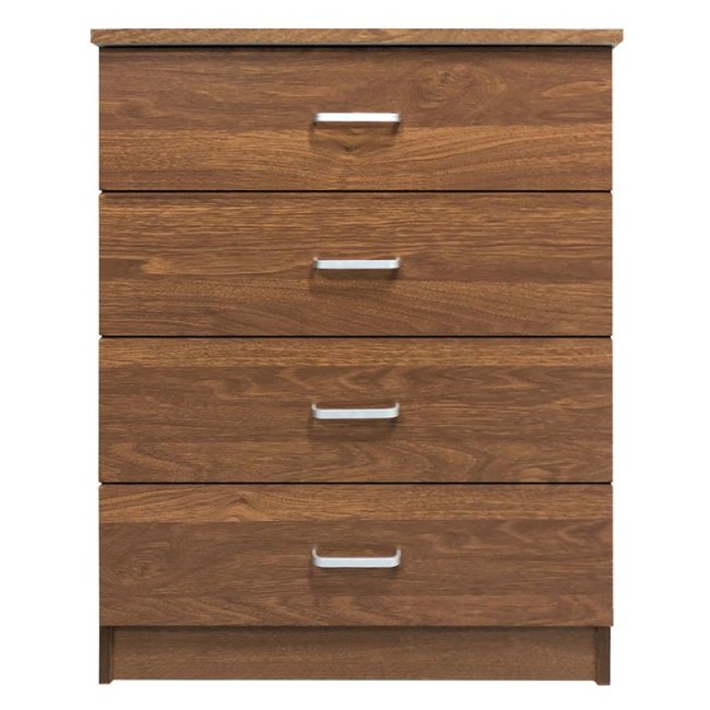 DRAWER Συρταριέρα με 4 Συρτάρια, Απόχρωση Καρυδί Κωδικός: [Ε-00022748] Ε7396,3