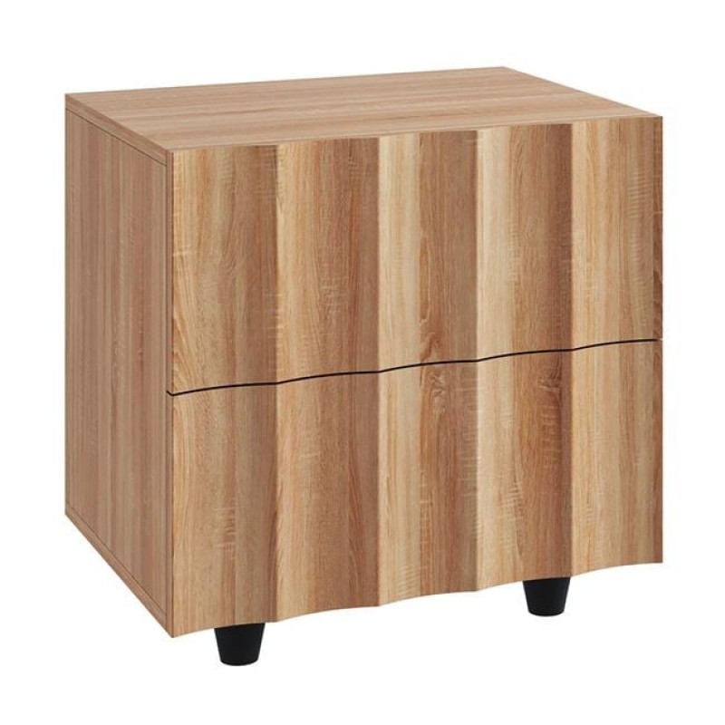 MOTION Κομοδίνο με 2 Συρτάρια, Απόχρωση Φυσικό Κωδικός: [Ε-00026064] Ε7501,1