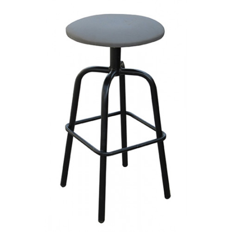 NORIS σκαμπό ψηλό μεταλλικό με ταπετσαρία ΧΡΩΜΑ ΕΠΙΛΟΓΗΣ, 40x40xH75