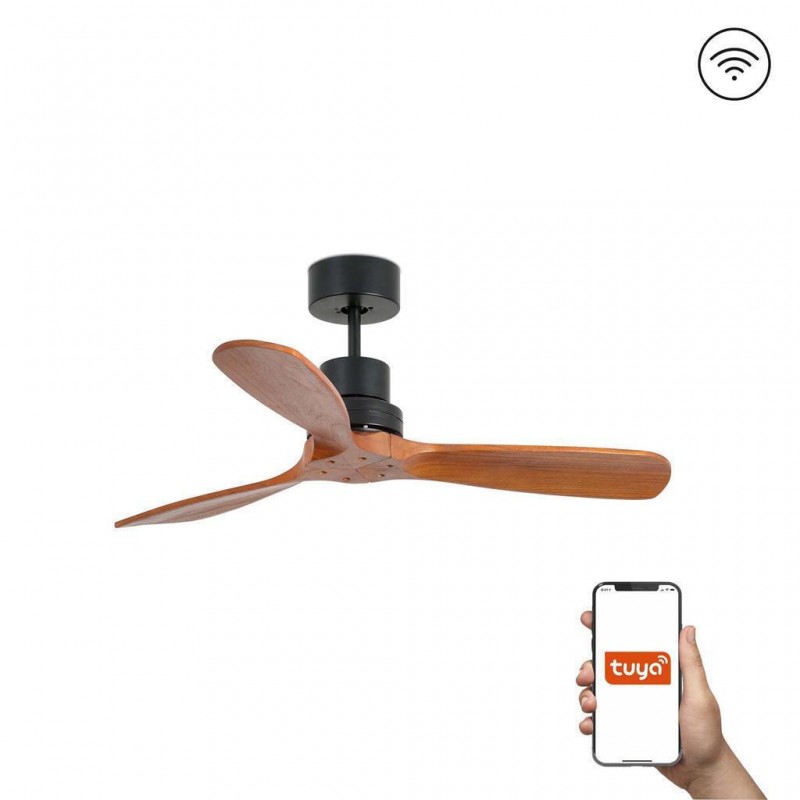 ΑΝΕΜΙΣΤΗΡΑΣ ΟΡΟΦΗΣ LANTAU ΧΩΡΙΣ ΦΩΣ Φ.107cm REMOTE + SMART WI-FI Ν. 33517DCWT