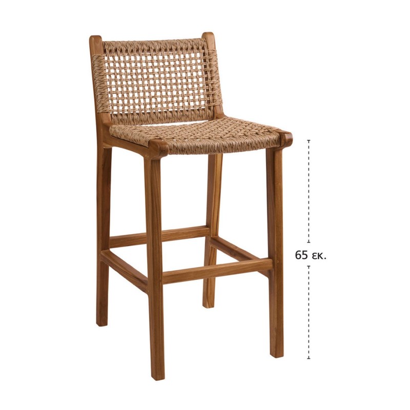 Σκαμπό DORIN-S Φυσικό 41 x 54 x 90, 901-004