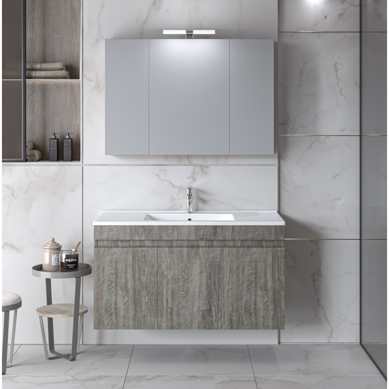 Σετ Επίπλου OMEGA 120 cm 1 γούρνα χρ.BERLIN 9SOM120BEW