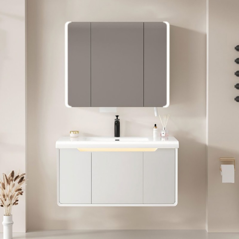 ΣΕΤ ΕΠΙΠΛΟΥ MICHELE PLYWOOD 100cm χρ.SILVER BEIGE 9SMIC100SL