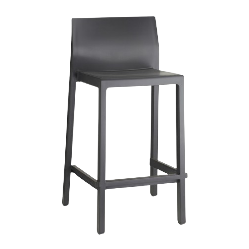 KATE-2346 σκαμπό ψηλό pp ΓΚΡΙ ΑΝΟΙΚΤΟ, 48x47xH65/88