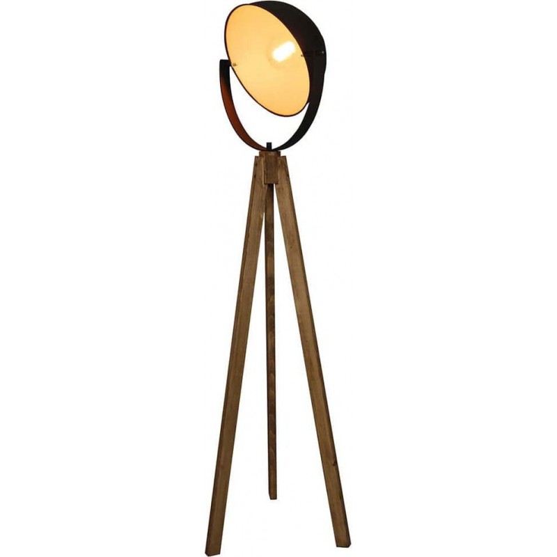 HOMELIGHTING ΦΩΤΙΣΤΙΚΟ ΔΑΠΕΔΟΥ ΞΥΛΙΝΟ/ΜΕΤΑΛΛΙΚΟ TRIPODA 77-3091