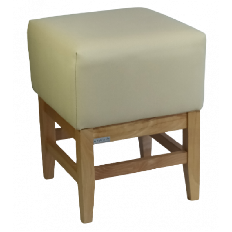 Σ-119 σκαμπό χαμηλό ξύλινο ΧΡΩΜΑ ΞΥΛΟΥ & ΤΑΠΕΤΣΑΡΙΑΣ ΕΠΙΛΟΓΗΣ, 38x38x50