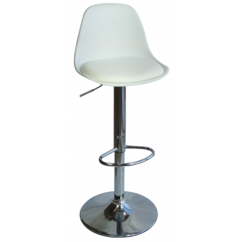 POLO σκαμπό ρυθμιζόμενo pp ΛΕΥΚΟ, 40x38x80/101