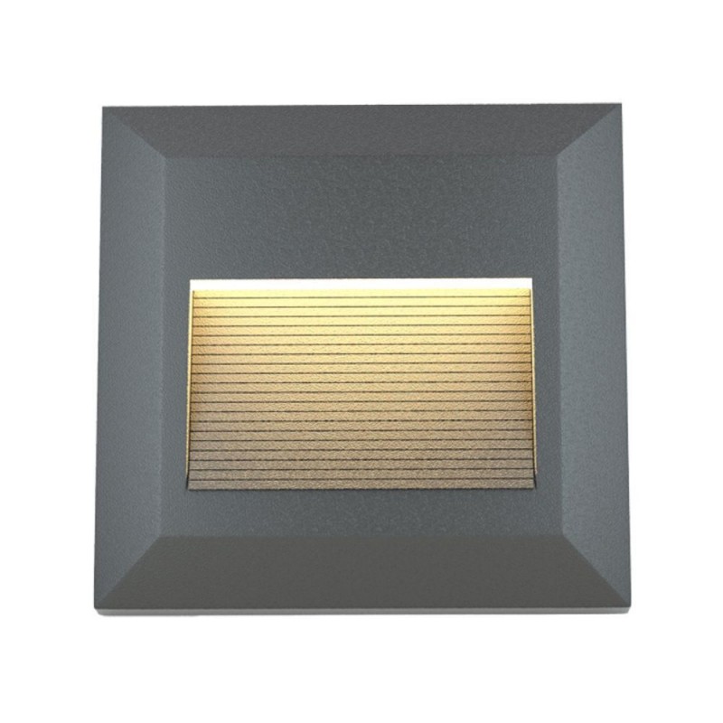 it-Lighting Salmon LED 2W 3CCT Outdoor Wall Lamp Anthracite CCT D:12.4cmx12.4cm (80201840)