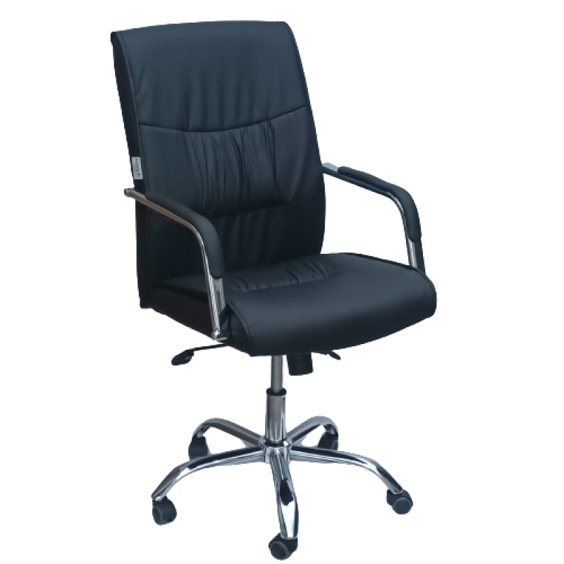 107S πολυθρόνα γραφείου δερματίνη ΜΑΥΡΗ, 56x65x101/105 107S πολυθρόνα γραφείου δερματίνη ΜΑΥΡΗ, 56x65x101/105