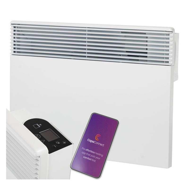 Intuis Tactic Θερμοπομπός Τοίχου 2500W με Ηλεκτρονικό Θερμοστάτη και WiFi Λευκός