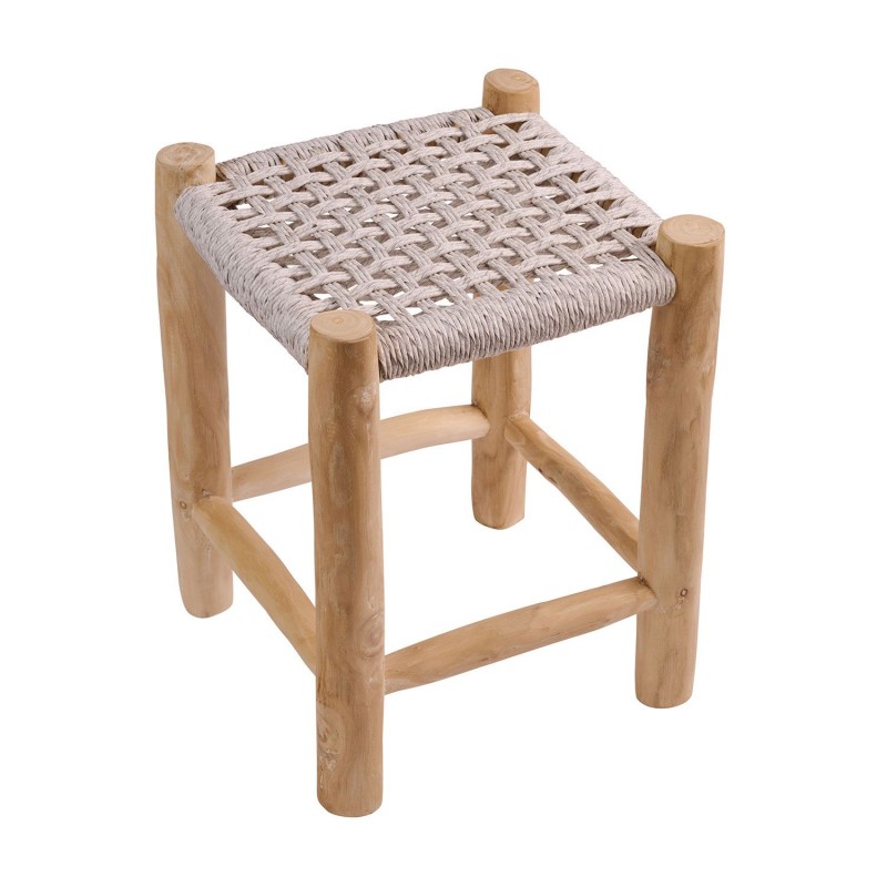 Σκαμπό NOOR λευκό 35 x 35 x 47, 901-034