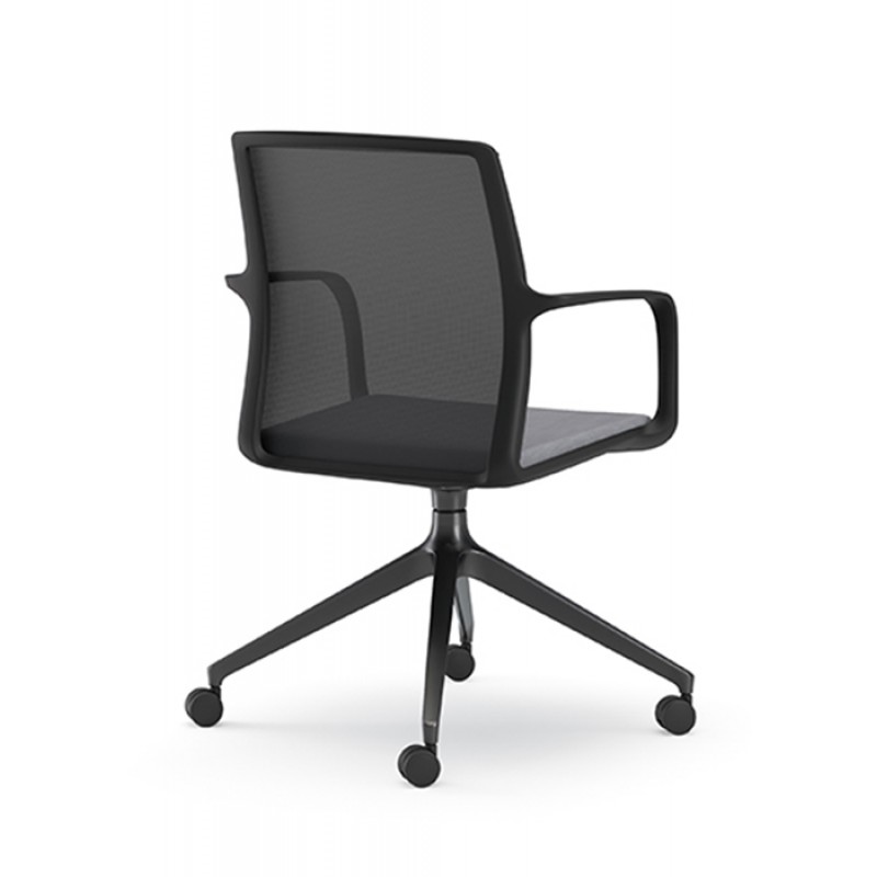 JUNO KIT 277/C  – Καρέκλα γραφείου με ροδάκια mesh διάτρητο μηχανισμό ανακλησης 60.5X51.5X69/87.5cm  