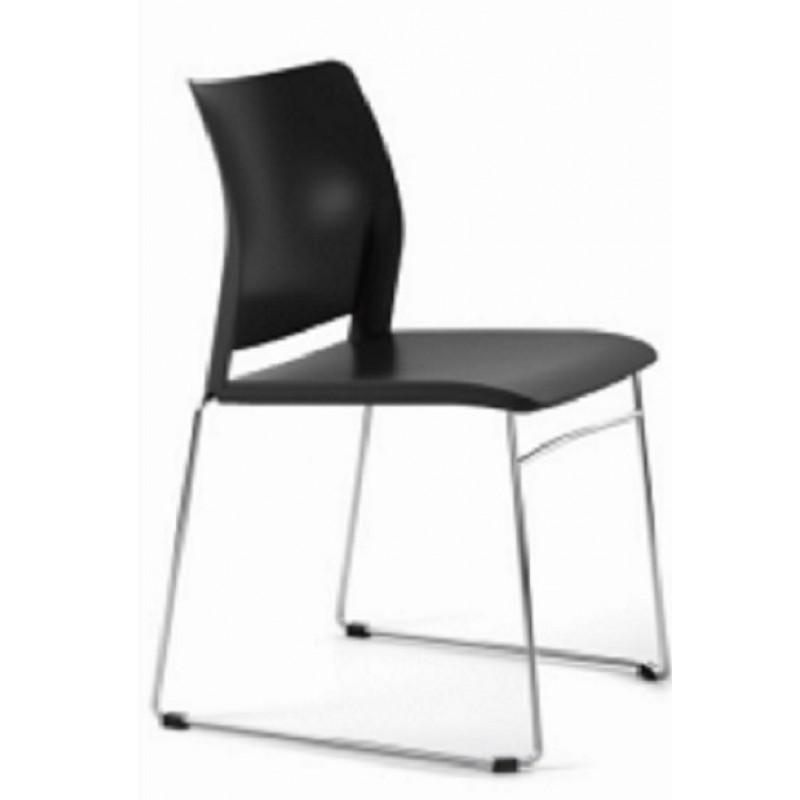 ALPHA  AL60P3A150  Κάθισμα επισκέπτη - φροντιστηρίου -συνεδρίου πολυπροπυλένιο  με μεταλλικό σκελετό  520 x 520 x820mm  