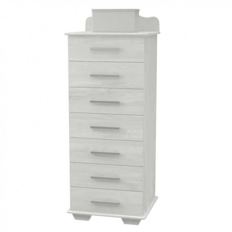 ΠΟΛΥΣΥΡΤΑΡΟ ΑΠΟ MDF KAI ΜΕΛΑΜΙΝΗ ΛΕΥΚΗ ΜΑΡΓΑΡΙΤΑ 50X50X140