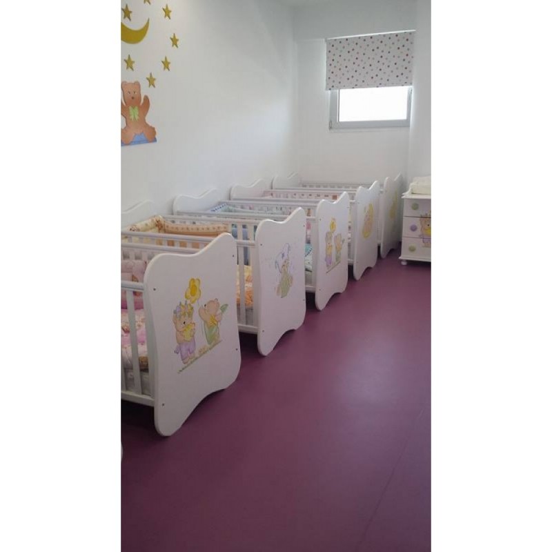 ΒΡΕΦΙΚΟ ΚΡΕΒΑΤΙ ΠΑΙΔΙΚΟΥ ΣΤΑΘΜΟΥ NO 2  ΑΠΟ MDFΓΙΑ ΣΤΡΩΜΑ 70X140CM