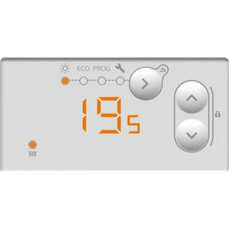 Atlantic F120 Digital 25 Θερμοπομπός 2500W Με Ηλεκτρονικό Θερμοστάτη