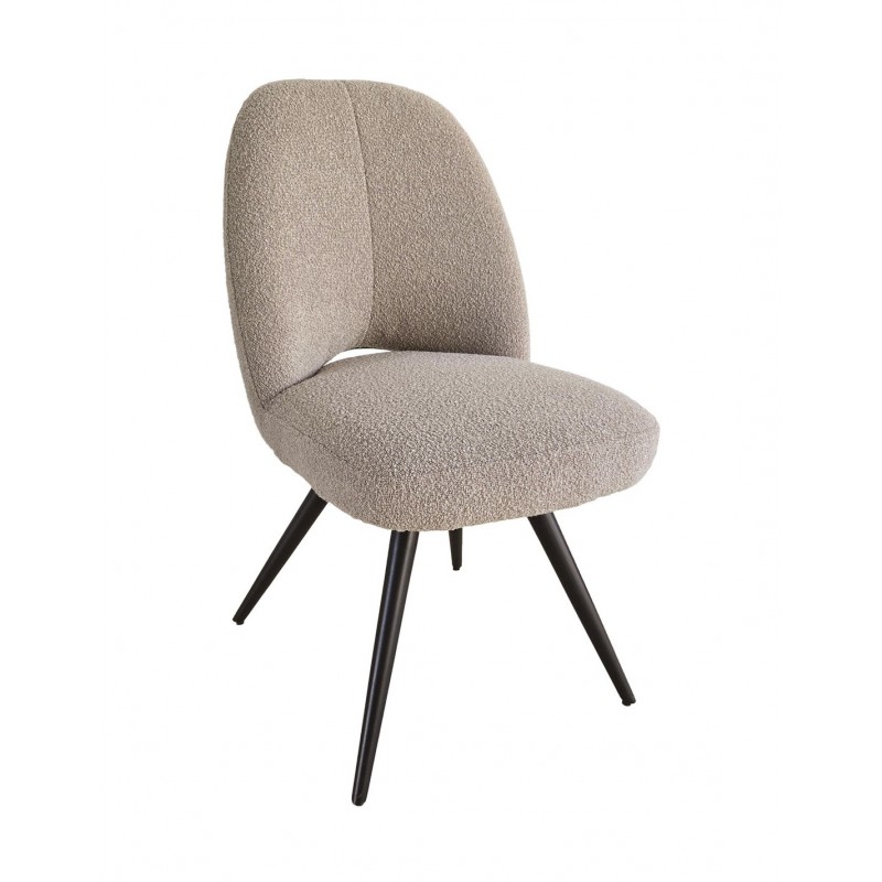 Kassandra καρέκλα μεταλλική με υφασμα γκρι  Κωδικός : 31866     Διαστάσεις : 65x50x86(48)cm   