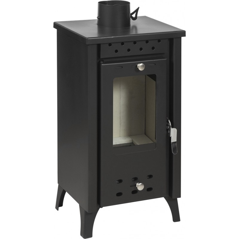 Gekas Metal MG 100 Χαλύβδινη Ξυλόσομπα 8.5kW Μαύρη