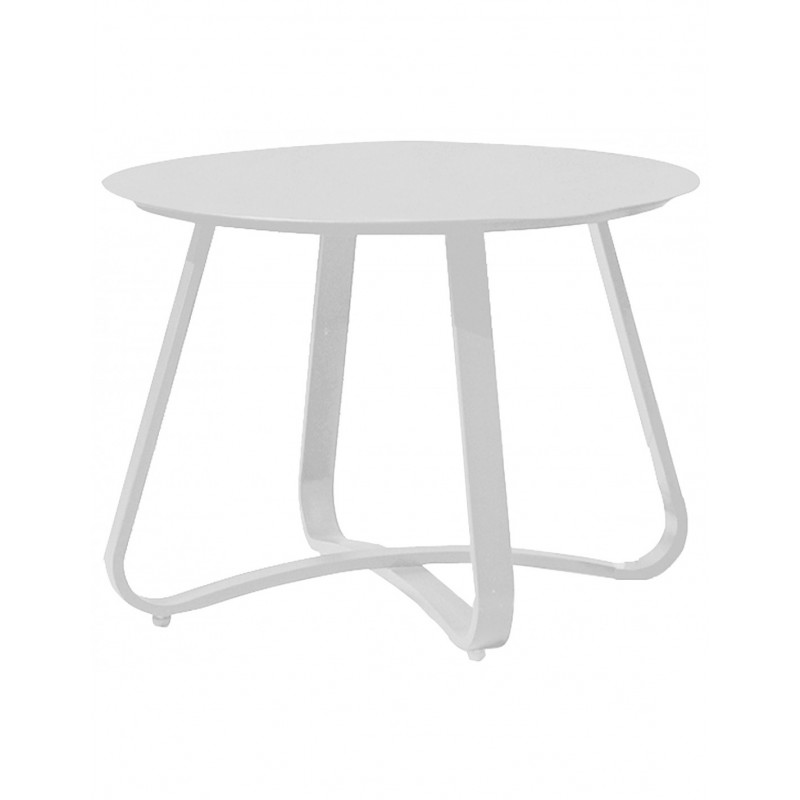 CT050 τραπέζι αλουμινίου Ø50x45cm - Λευκό χρώμα