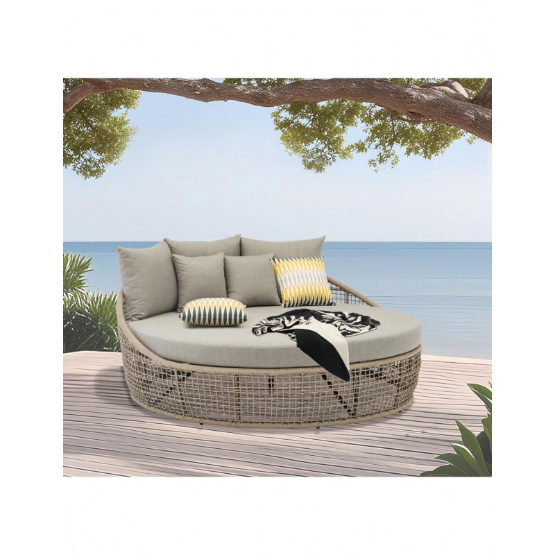 Ellery Daybed Αλουμινίου διαστάσεις Ø180xH85(48)cm   Κωδικός  47720-001  