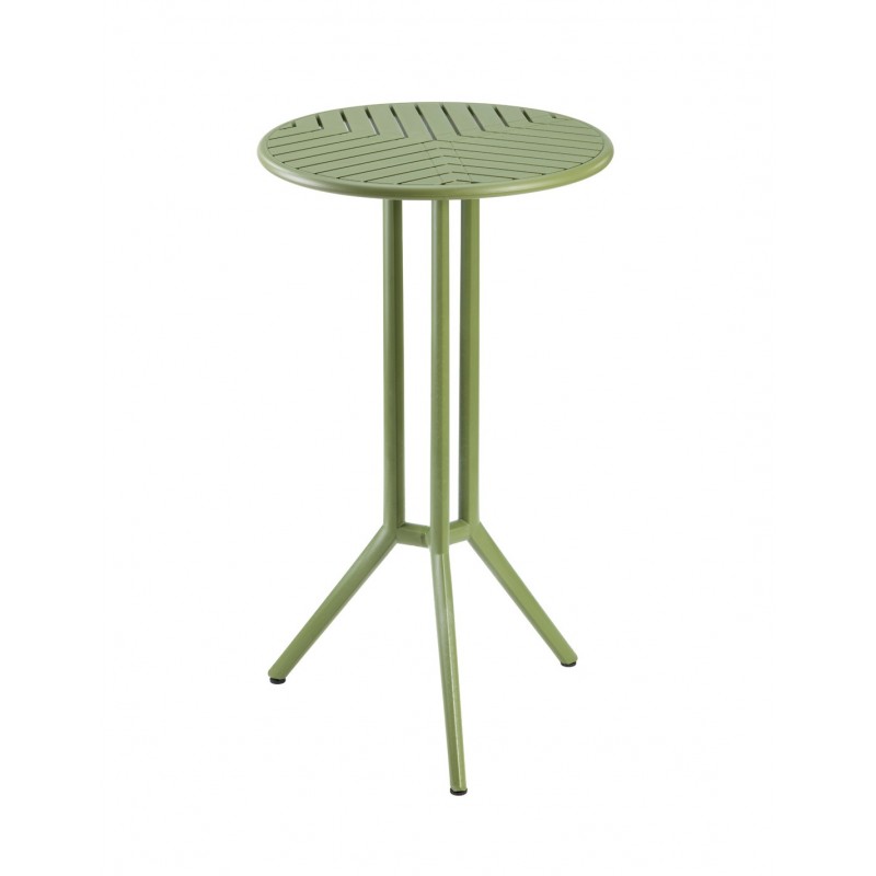 Juniper-H105cm Polyweave  Τραπέζι μπαρ πολυπροπυλένειο Φ70x105cm