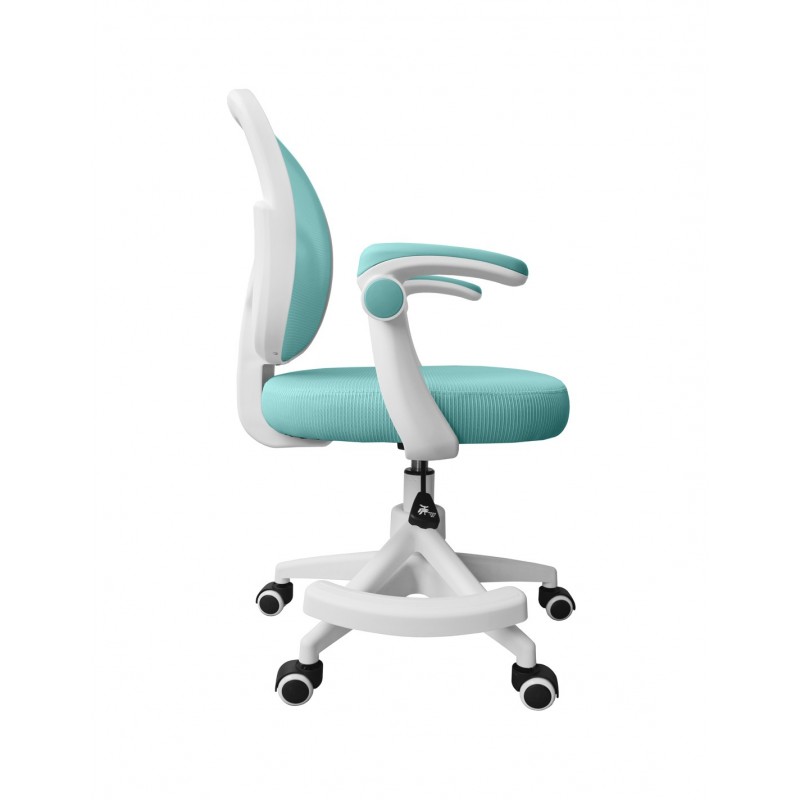 Kingdom Πολυθρόνα Παιδική Γραφείου Υφασμάτινη AQUA   ΔΙΑΣΤΑΣΕΙΣ 56x56xH79-89(57-67/40-50)cm 