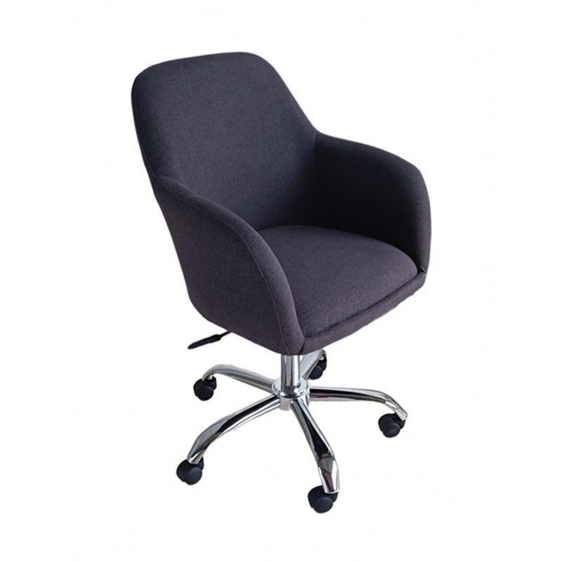 Lead πολυθρόνα γραφείου Ανθρακί  FK117-32 43x63x80-90(45-55)cm