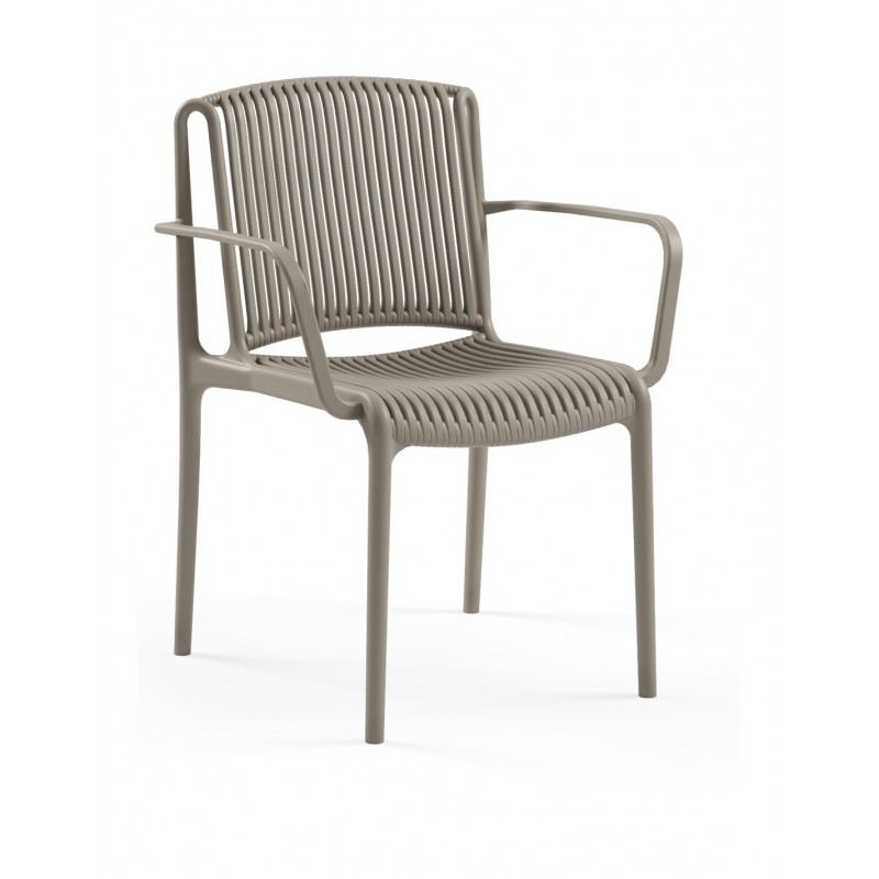 Nes πολυθρόνα polypropylene  31304-116610  polypropylene και fiberglass ΚΑΠΟΥΤΣΙΝΟ    Διαστάσεις : 60x52x83cm