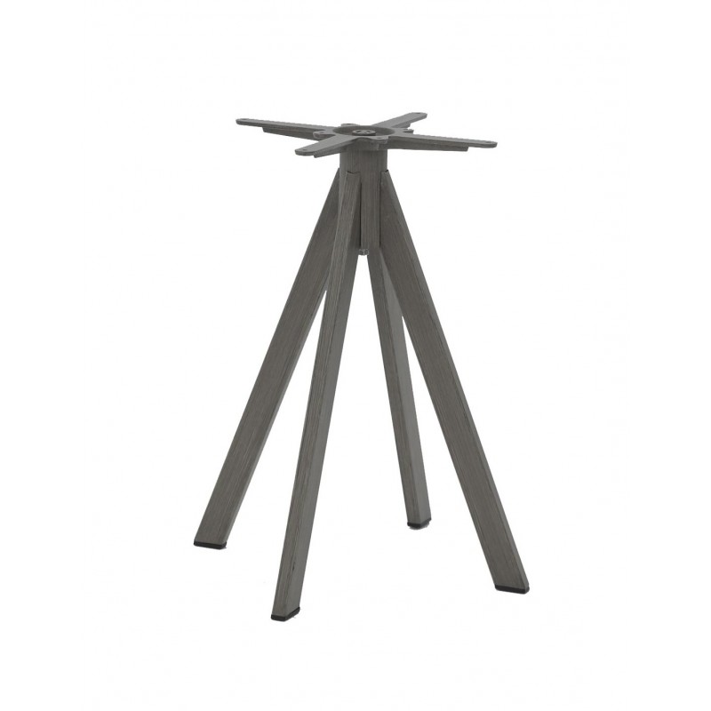 Star Βάση Τραπεζιού Mεταλλική  Μαύρο χρωμα   Διαστάσεις :60x60xH72cm / Σταυρός Ø45cm  