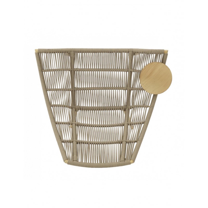 Sully πολυθρόνα lounge  Αλουμίνιο - Rope  Φυσικό -108x103x50cm